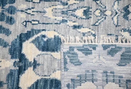Hand Knotted Ikat Rug 8'1